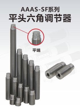 AAAS-SF系列平头六角调节器细牙螺丝螺纹副科研实验室
