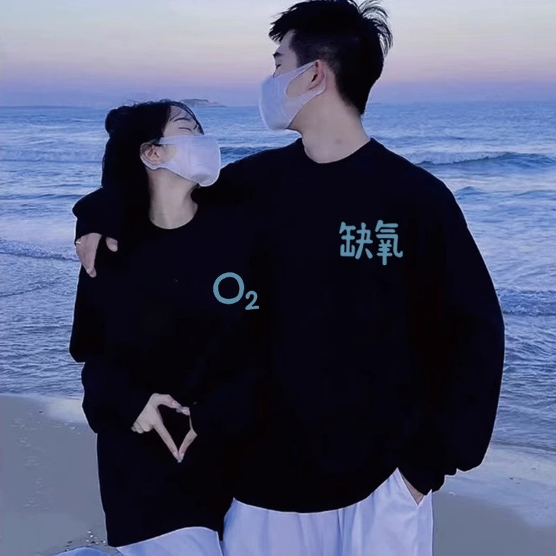 情侣装卫衣女秋冬新款加绒上衣女图片