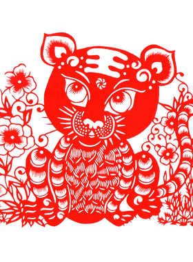 中国风特色十二生肖剪纸纯手工剪纸画幼儿园学校装饰窗花贴纸礼品