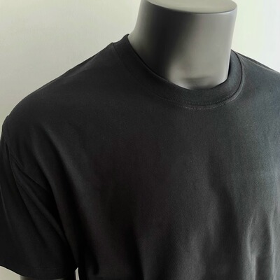 基础纯棉小领口圆领纯色通勤T恤