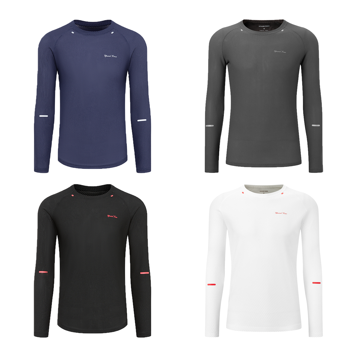 UPWARD FORCE 向上力量 网眼透气高弹运动T恤男显大健身训练长袖,男装,T恤,淘宝优惠券,粉丝福利购,淘宝优惠卷