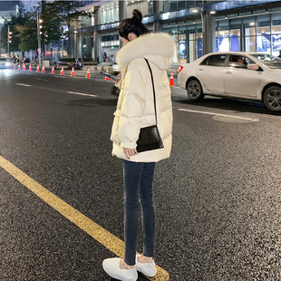 欧洲站短款羽绒服女小个子2025年新款白鸭绒加厚时尚气质冬季外套