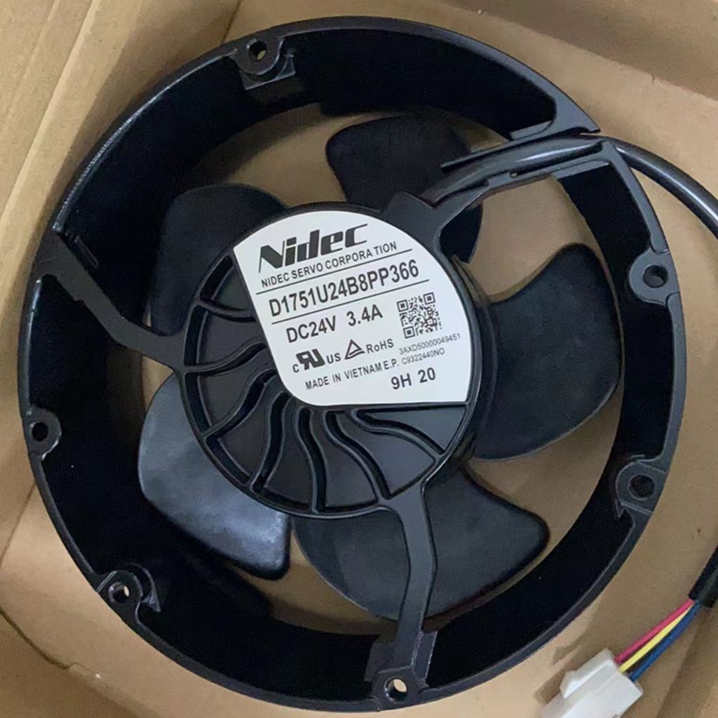 全新NIDEC D1751U24B8PP366/P363 ABB580-880变频器3.4A风扇DC24V