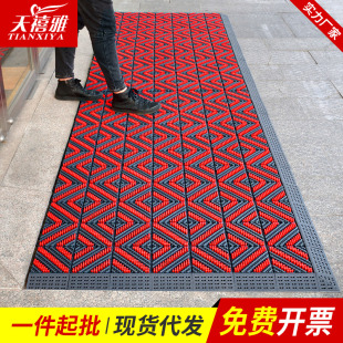 室外进门地垫酒店大门口蹭土脚垫户外商用门垫定制入户门防滑地毯
