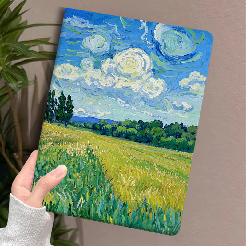 步步高家教机保护壳梵高油画文艺