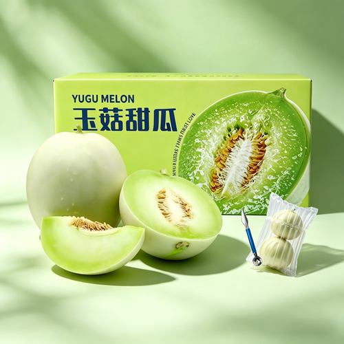 CP正大领鲜正宗玉菇甜瓜山东冰淇凌蜜瓜软甜新鲜时令水果整箱