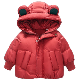 儿童羽绒服2025新款冬季轻薄90%白鸭绒男宝宝外套女童婴幼儿套装3