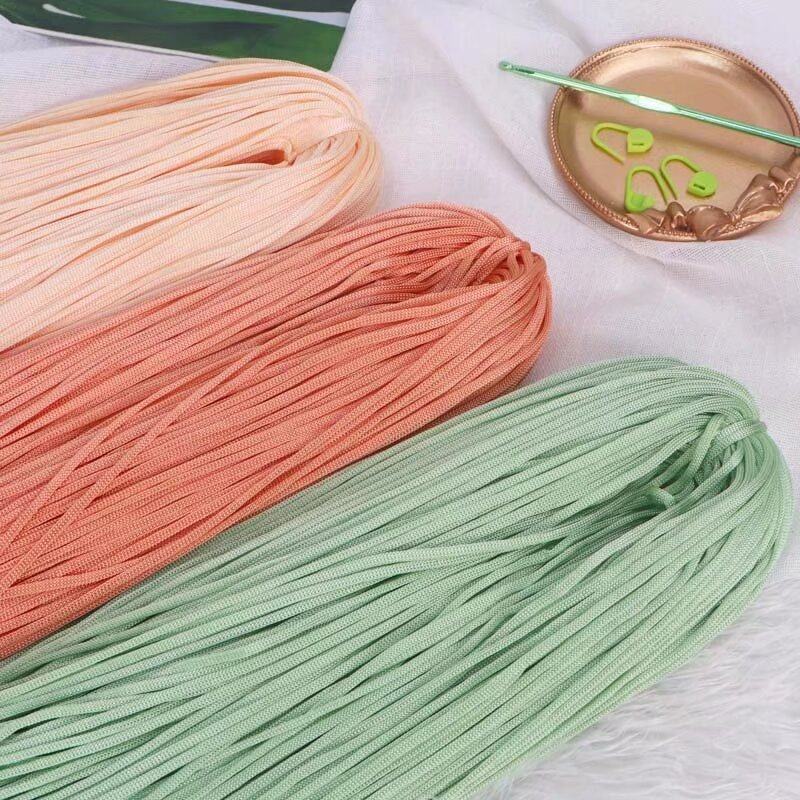 轻体冰丝毛线手工diy夏凉帽子