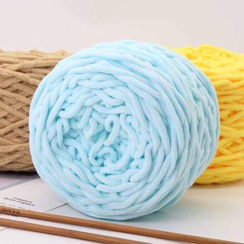 rlk冰条毛线大团diy单股小熊手环