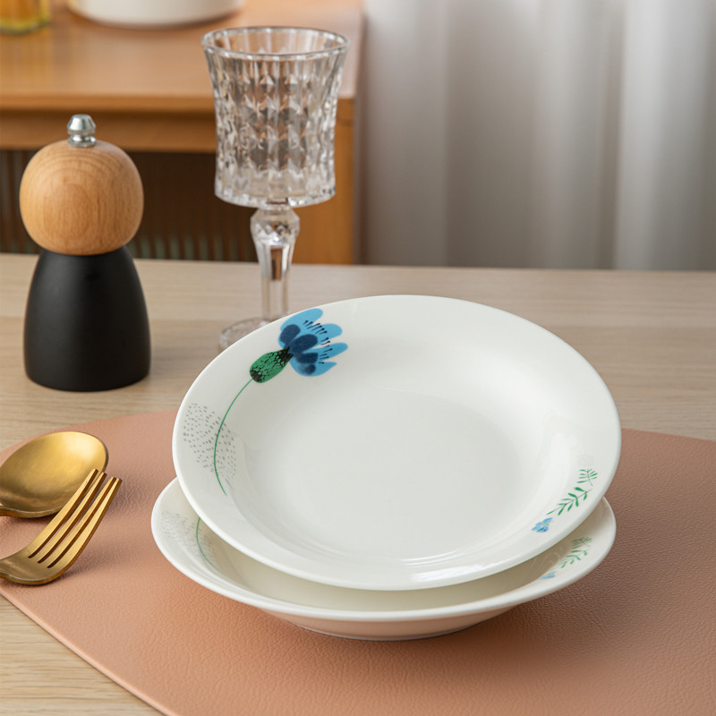 家用陶瓷盘子釉下彩健康盘子