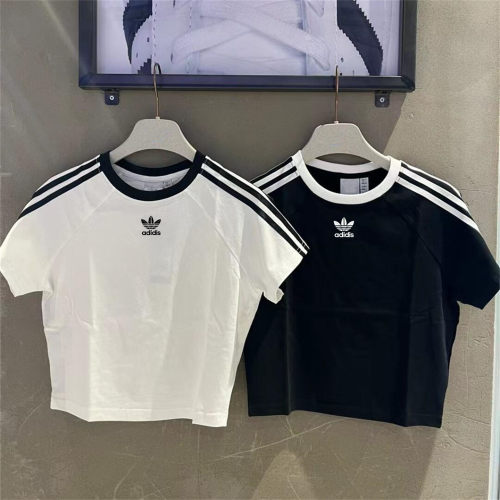 【奥莱专场】一折专区丨抢完下架丨秀禾服丨女款短款条纹短袖T恤