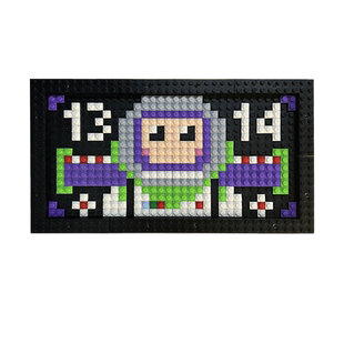 2026年新款积木门牌 玩具总动员巴斯光年二次元门牌 男生宿舍门牌