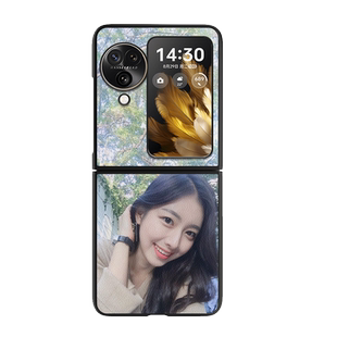 照片订做适用oppofindn3flip来图定制手机壳oppofindn2flip小羊皮软壳find折叠屏n3自定义flip高档图案小折叠