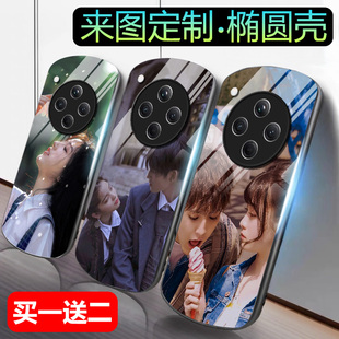 适用oppofind系列x3椭圆x5钢化x6玻璃x7来图x8定制k系列k10手机k9x壳k3照片f15盾pro牌f21真我系列f19/realme