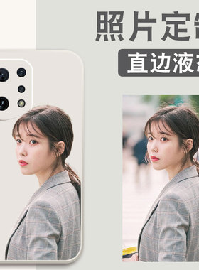 适用oppo来图照片findx6定制findx6pro手机壳findx5液态硅胶findx5pro男findx3女findx2款pro图案lite订软diy