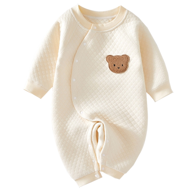 温巢婴儿衣服纯棉秋冬款连体衣
