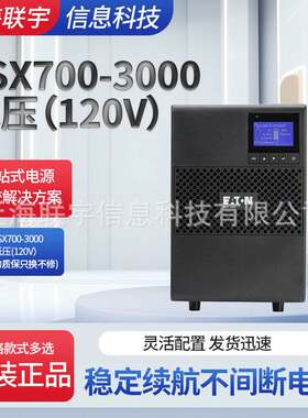伊顿UPS不间断电源110V低压版本美版欧标IEC接口9SX1000医疗配套