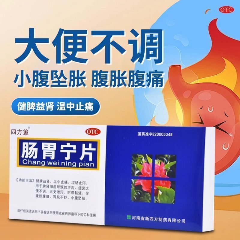 zn肠胃宁片 健脾益肾温中止痛涩肠止泻脾肾阳虚大便不调时带黏液