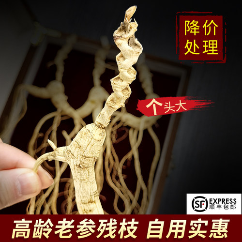 长白山人参高龄25年生晒林下参