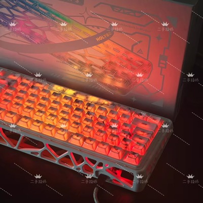 wooting80he+键盘改装客制化游戏磁轴满改镂空壳80大理石全新现货