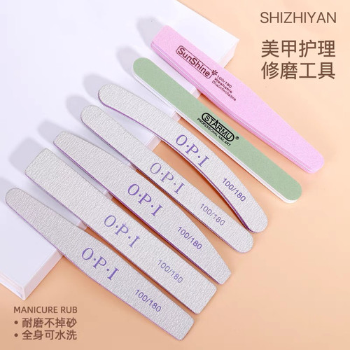 美甲打磨工具搓条抛光条海绵砂条