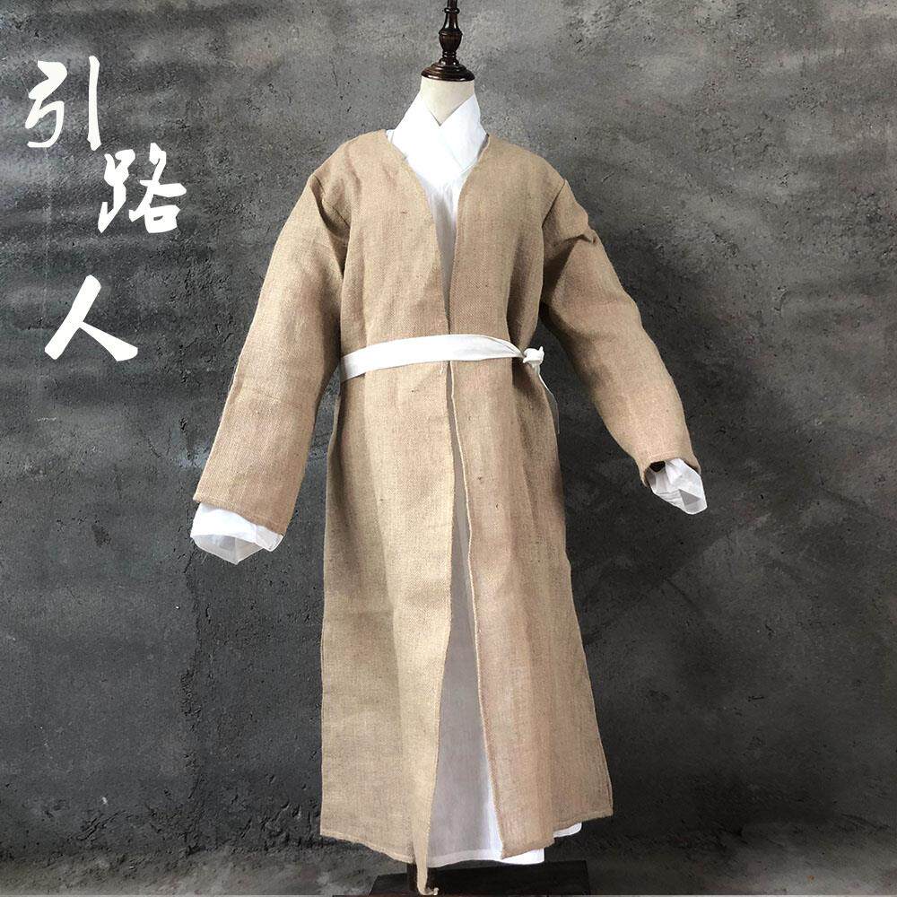 孝服麻衣长款麻布丧服孝衫大褂披麻戴孝男女白事衣服丧葬用品_虎窝淘