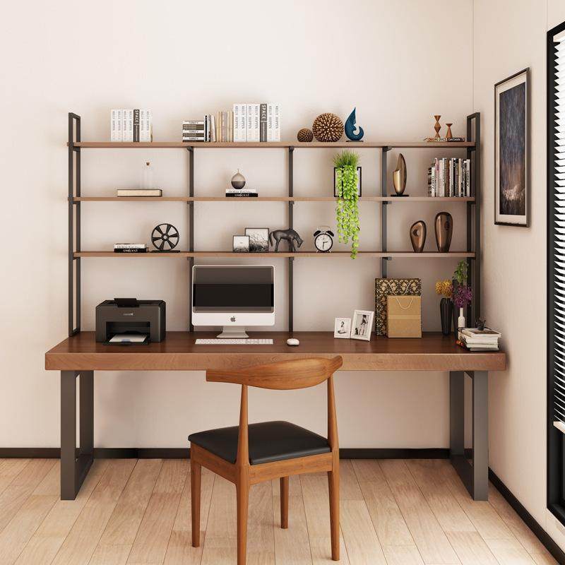 实木书桌书架一体双人台式电脑桌学生写字台卧室办公桌椅组合,影音电器,更多影音配件,淘宝优惠券,粉丝福利购,淘宝优惠卷