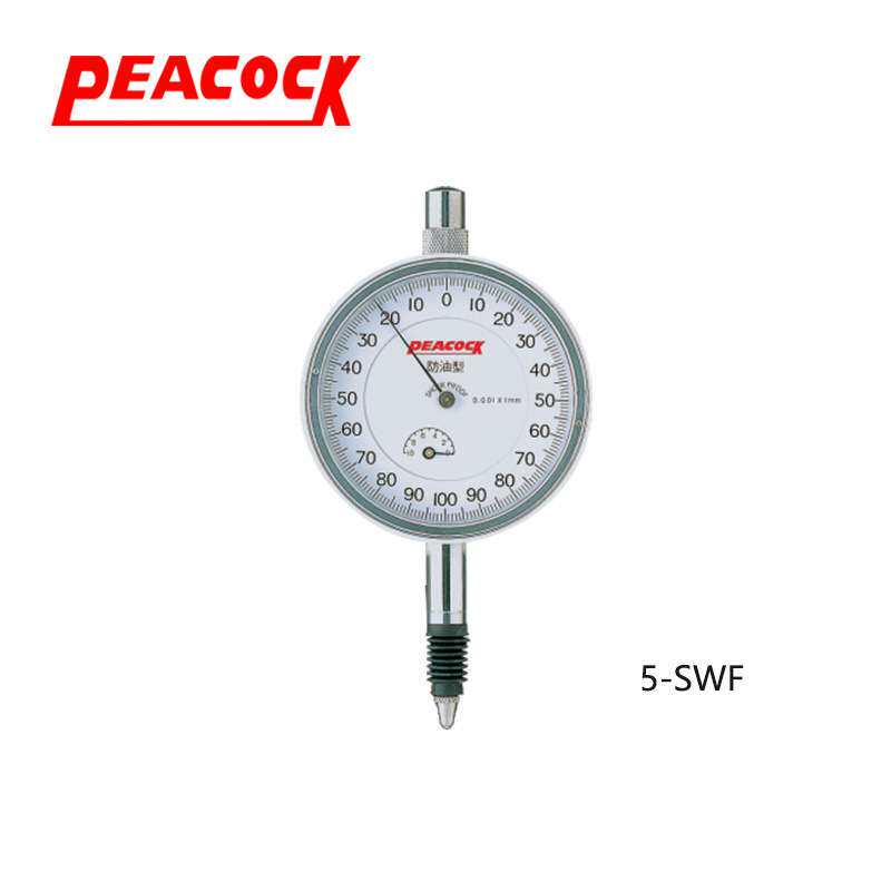 PEACOCK孔雀机械式千分表针盘式量表5-SWF