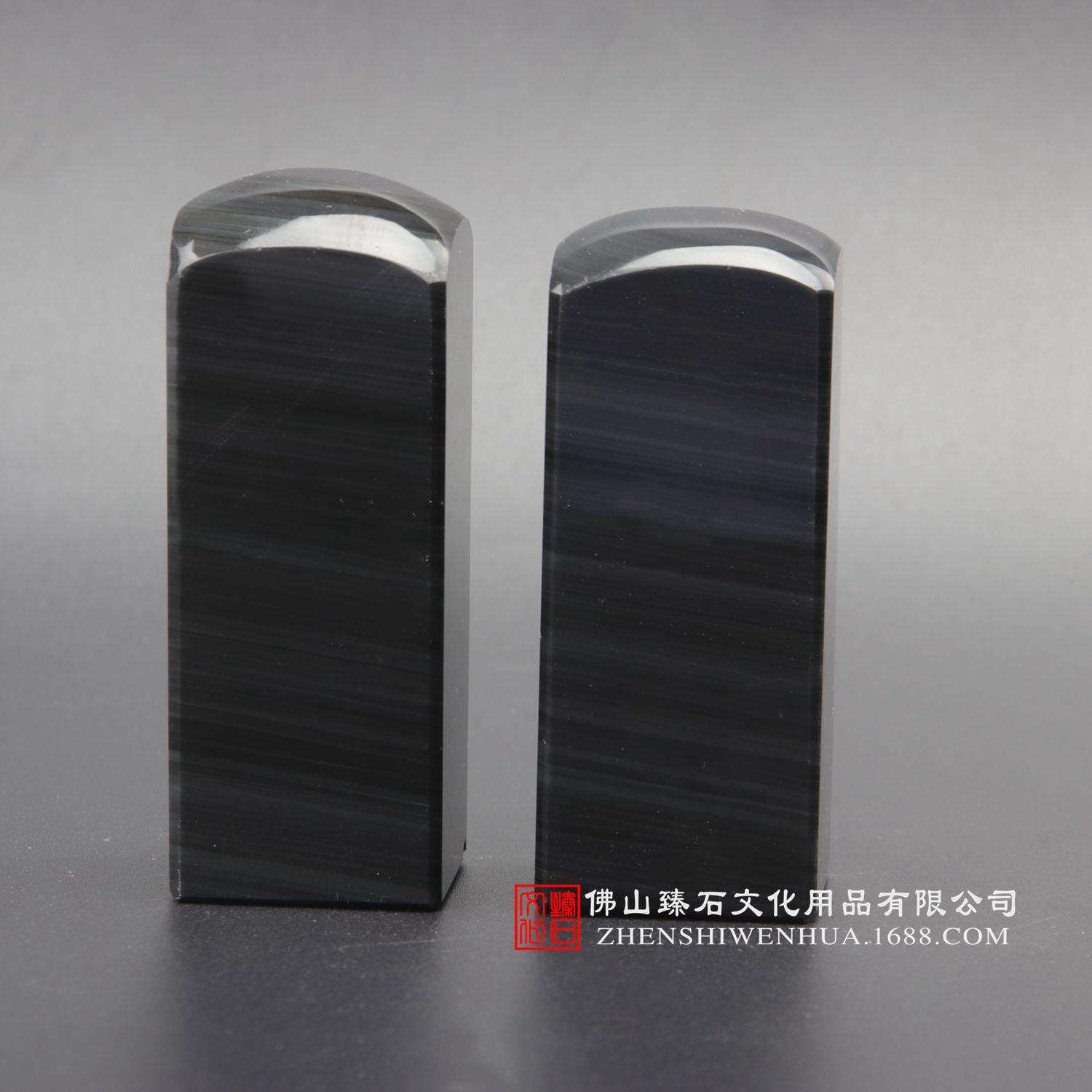 天然彩虹黑曜石公司印章私人印鉴手工个人图章财务用章
