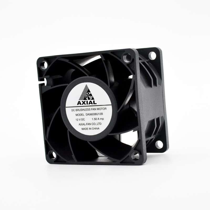 Axial12v24v6038直流增压散热风扇可替Nidec60x60x38mm双滚珠风扇
