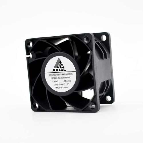 Axial12v24v6038直流增压散热风扇可替Nidec60x60x38mm双滚珠风扇