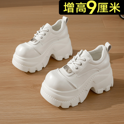 超高跟厚底小皮鞋女英伦风