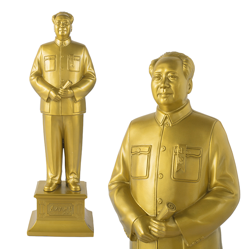 家居雕塑门店办公室毛主席铜像