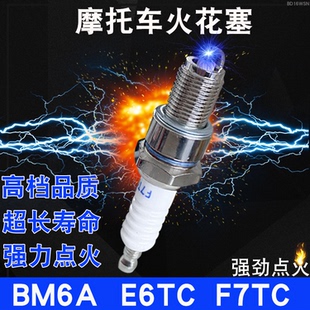 火炬BM6A E6TC F7TC 二冲程金城100油锯80割草抽水机火花塞T4196J