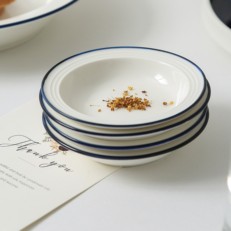 陶瓷调料味碟蘸料碟子家用甜品