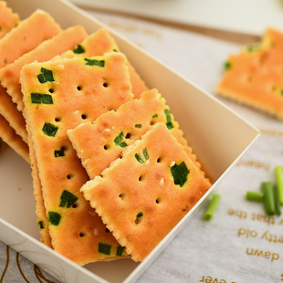 兔姨家 香葱饼干咸味薄脆饼干早餐休闲办公室零食小包装