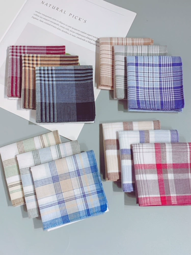 往季 Хлопковый старомодный носовой платок, впитывает пот и запах