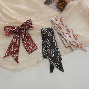 细窄长条衬衫丝巾配饰包包手柄绑带多功能裤子腰带发带麦粒飘带薄