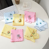 6条成人薄款 纯棉怀旧手帕 回忆复古经典 老式 手帕全棉小手绢童年