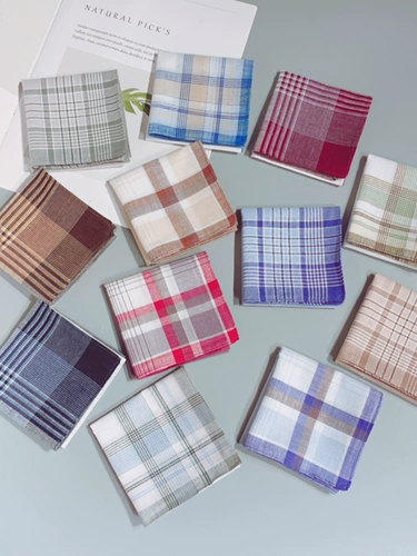 往季 Хлопковый старомодный носовой платок, впитывает пот и запах