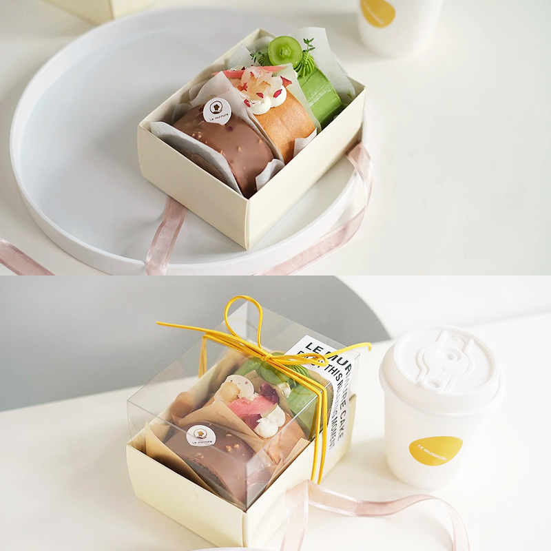 蛋糕卷打包盒瑞士卷切块包装