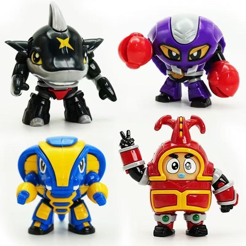 清仓铁甲小宝公仔和平星第一弹卡布达手办男孩子玩具场景车载摆件