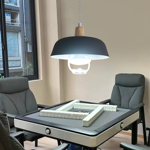 米琦珂餐厅灯铝材灯罩升降吊灯