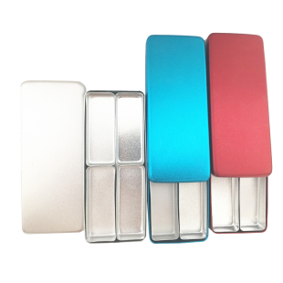 牙科口腔材料 洁牙机刀头放置盒车针消毒盒根管锉4格多功能消毒盒