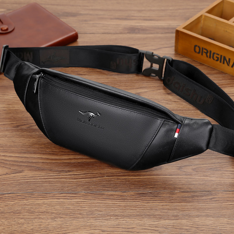 头层牛皮腰包男手机包多功能大容量胸包男士真皮斜挎包运动小包潮,箱包皮具/热销女包/男包,男士包袋,淘宝优惠券,粉丝福利购,淘宝优惠卷