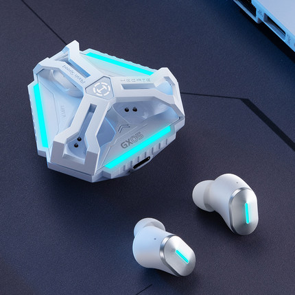 漫步者GX05入耳式蓝牙耳机真无线电竞游戏吃鸡专用低延迟2023新款