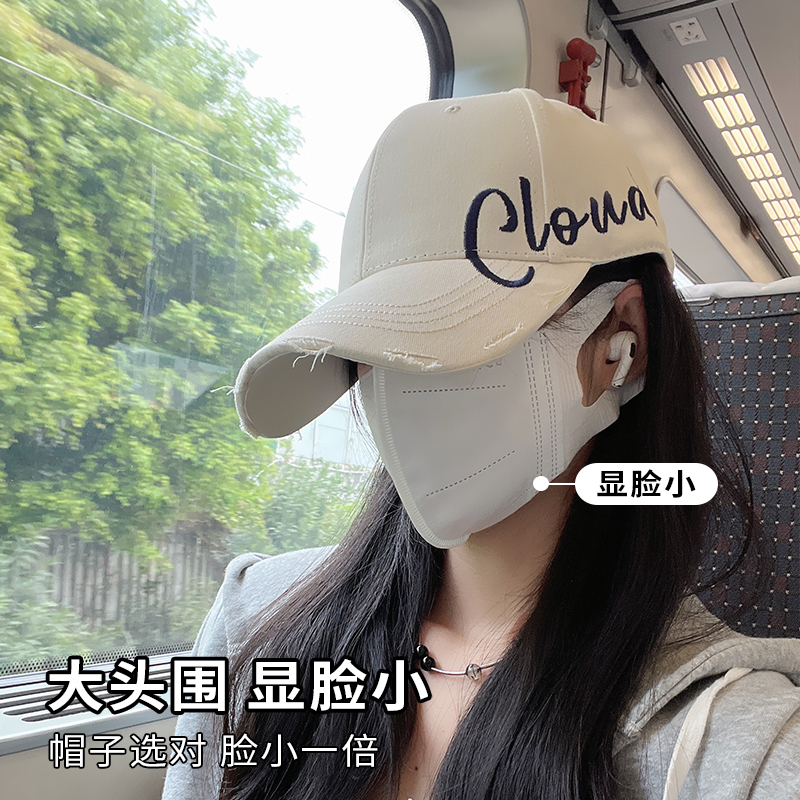硬顶鸭舌帽女夏季2024新款