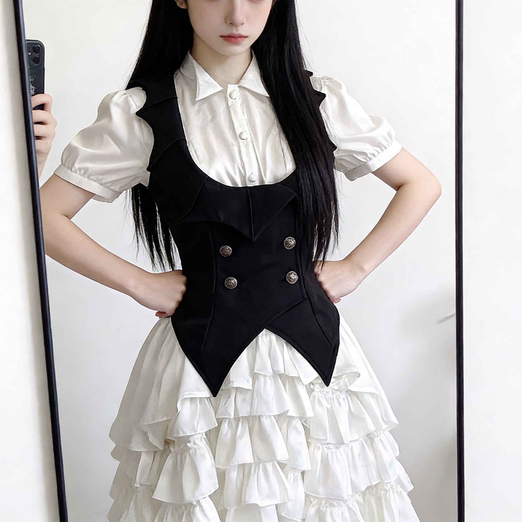 王子系暗黑哥特风lolita马甲男女装小众背心外套洛丽塔亚文化马夹,模玩/动漫/周边/娃圈三坑/桌游,lolita洛丽塔外套,淘宝优惠券,粉丝福利购,淘宝优惠卷