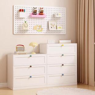 抽屉式收纳柜五抽斗柜卧室钢制客厅储物柜儿童置物柜婴儿喂养台柜