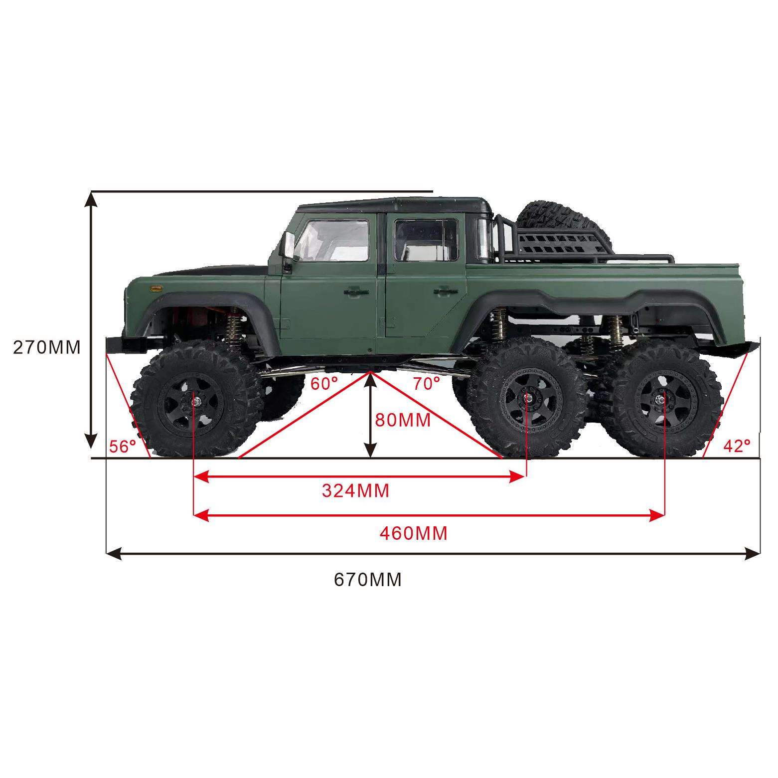 Austarhobby奥星AXX6六驱攀爬车高低速差速锁Austarhobby奥星AXX6